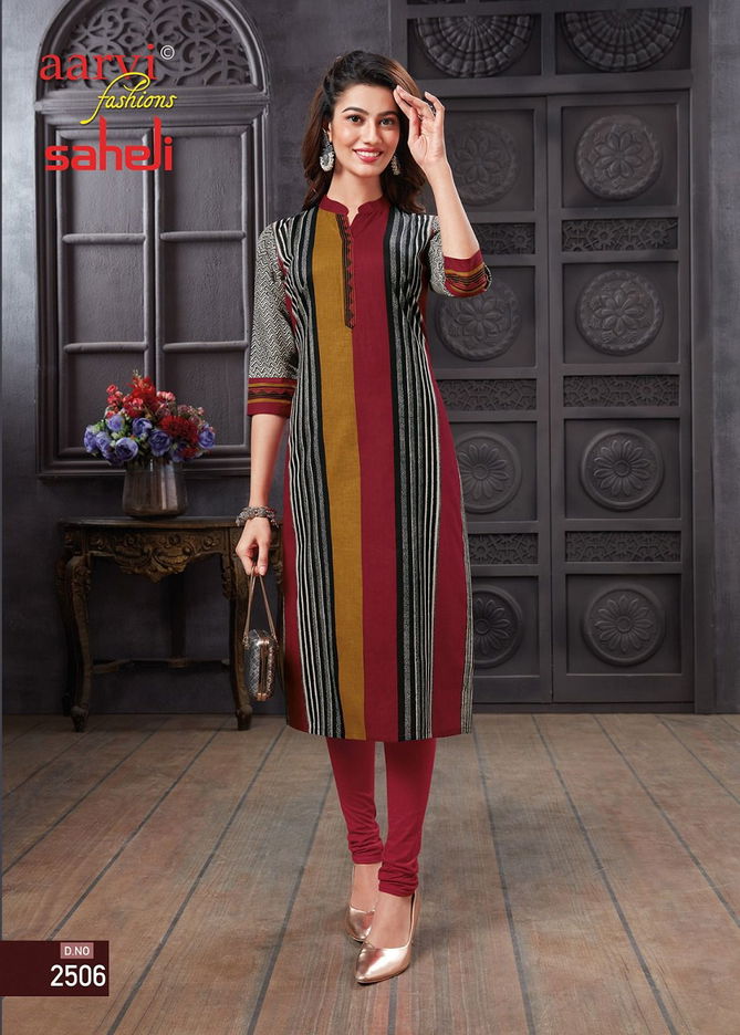 Saheli Vol 15 By Aarvi Designer Kurtis Catalog